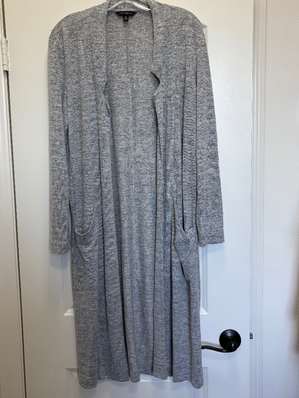 Banana Republic factory open cardigan in heather grey
